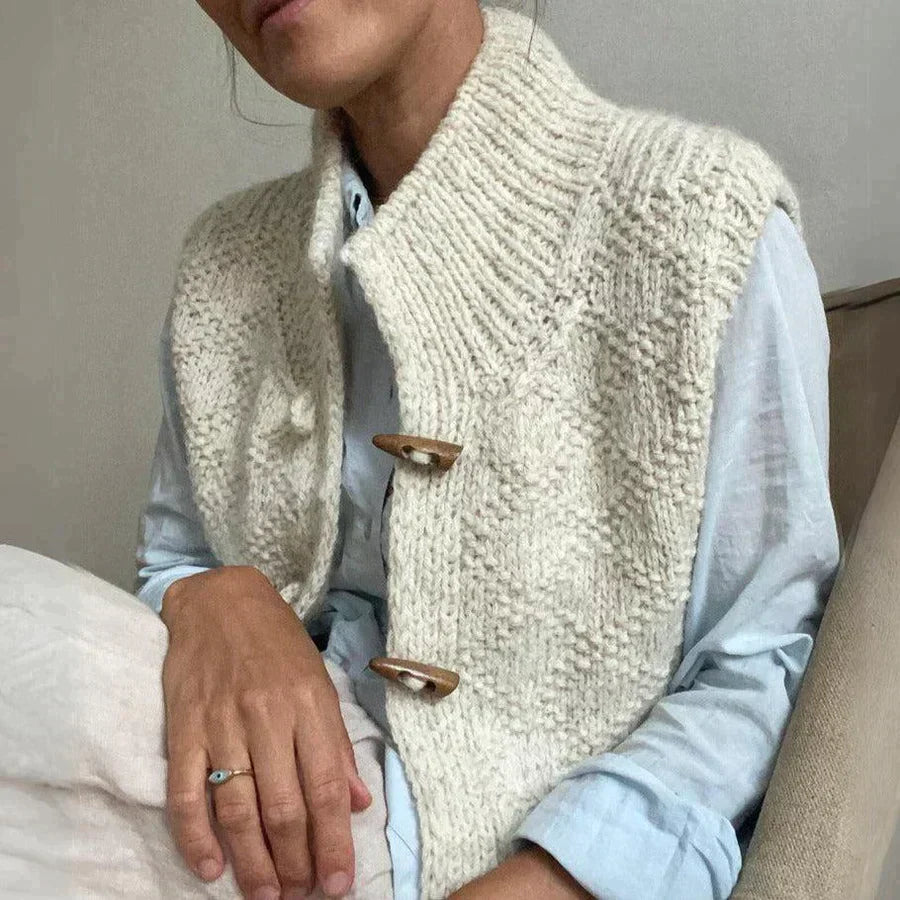 Nina™ Cardigan uden ærmer